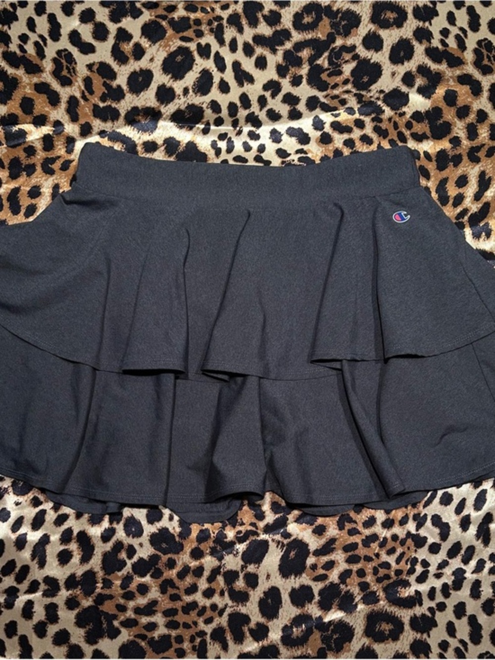 Girl’s Champion Dark Grey Layered Active Skort